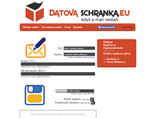 Tablet Screenshot of datovaschranka.eu